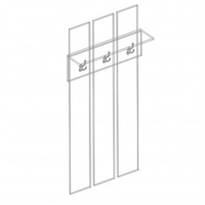 Вешалка "ПА-02" Александрия в Урае - uray.mebel24.online | фото 2