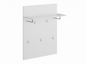 Вешалка СИРИУС настенная с полкой, цвет белый в Урае - uray.mebel24.online | фото 2