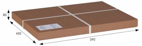 Вешалка-стойка Декарт Д-1 средне-коричневый/металлик в Урае - uray.mebel24.online | фото 4