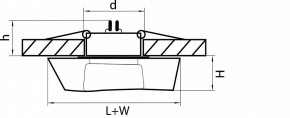 Встраиваемый светильник Lightstar Flutto 006430 в Урае - uray.mebel24.online | фото 3