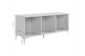 ЗЕФИР Гостиная К2 (белое дерево/черный муар) в Урае - uray.mebel24.online | фото 5