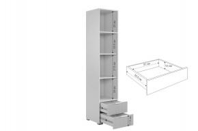 ЗЕФИР Гостиная К2 (белое дерево/черный муар) в Урае - uray.mebel24.online | фото 7